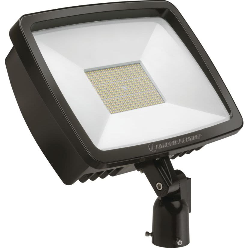 Lithonia Lighting TFX4 LED 40K MVOLT IS DDBXD Size 4 Rectangular Floodlight, LED Lamp, 296 W Fixture, 120 to 277 VAC, Bronze Housing